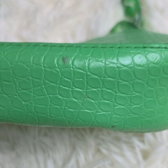 Y2K Crocodile-Embossed Shoulder Bag - Picture 6 of 7